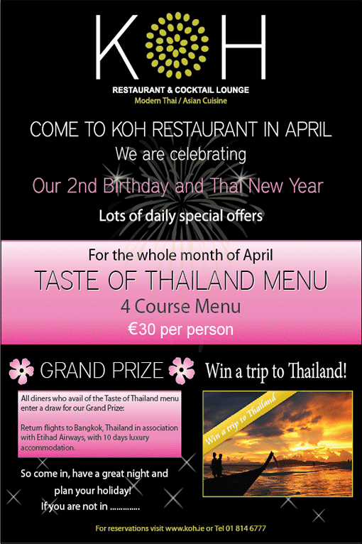 KOH Thai New Year Poster